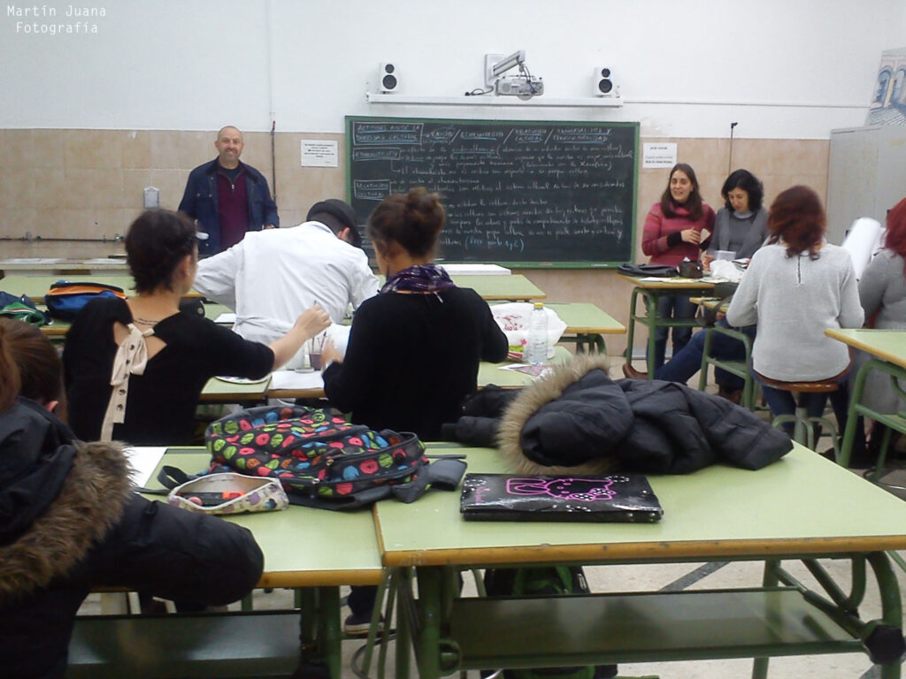 Presentación de la Asociación, Escuela de Arte León Ortega